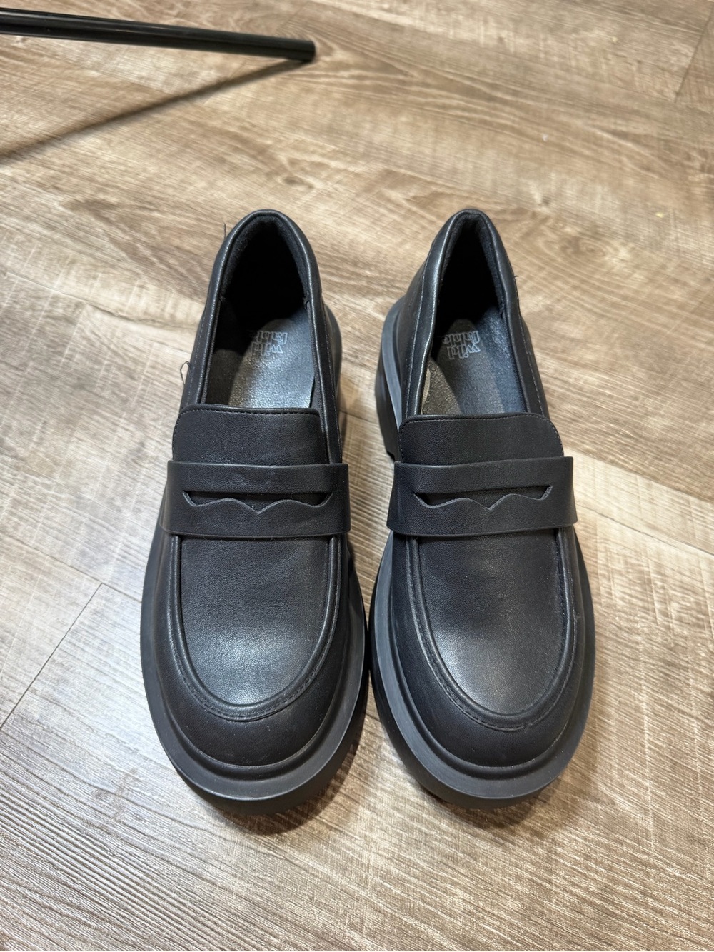 Wild Fable black chunky loafers Women’s Size 7 EUC